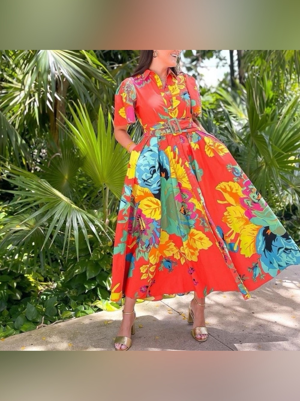 Christopher John Rogers x Target Floral Maxi Dress Size 2